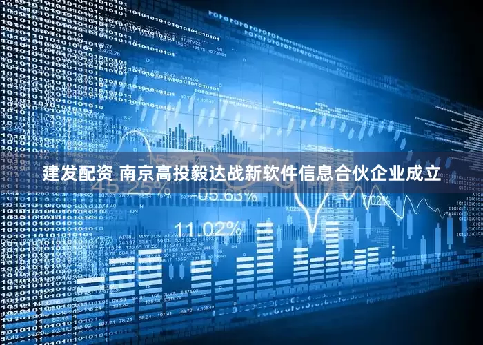 建发配资 南京高投毅达战新软件信息合伙企业成立